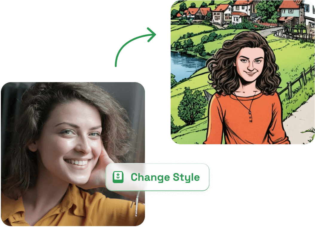 Example of style transfer